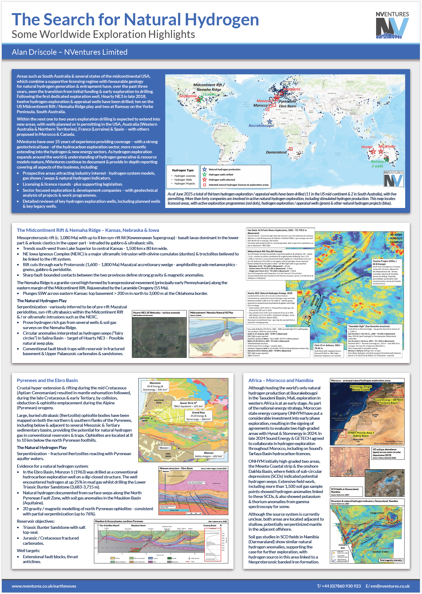NVentures Earthmoves Geological Society Poster